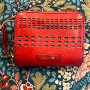 Fossil Julia leather mini wallet